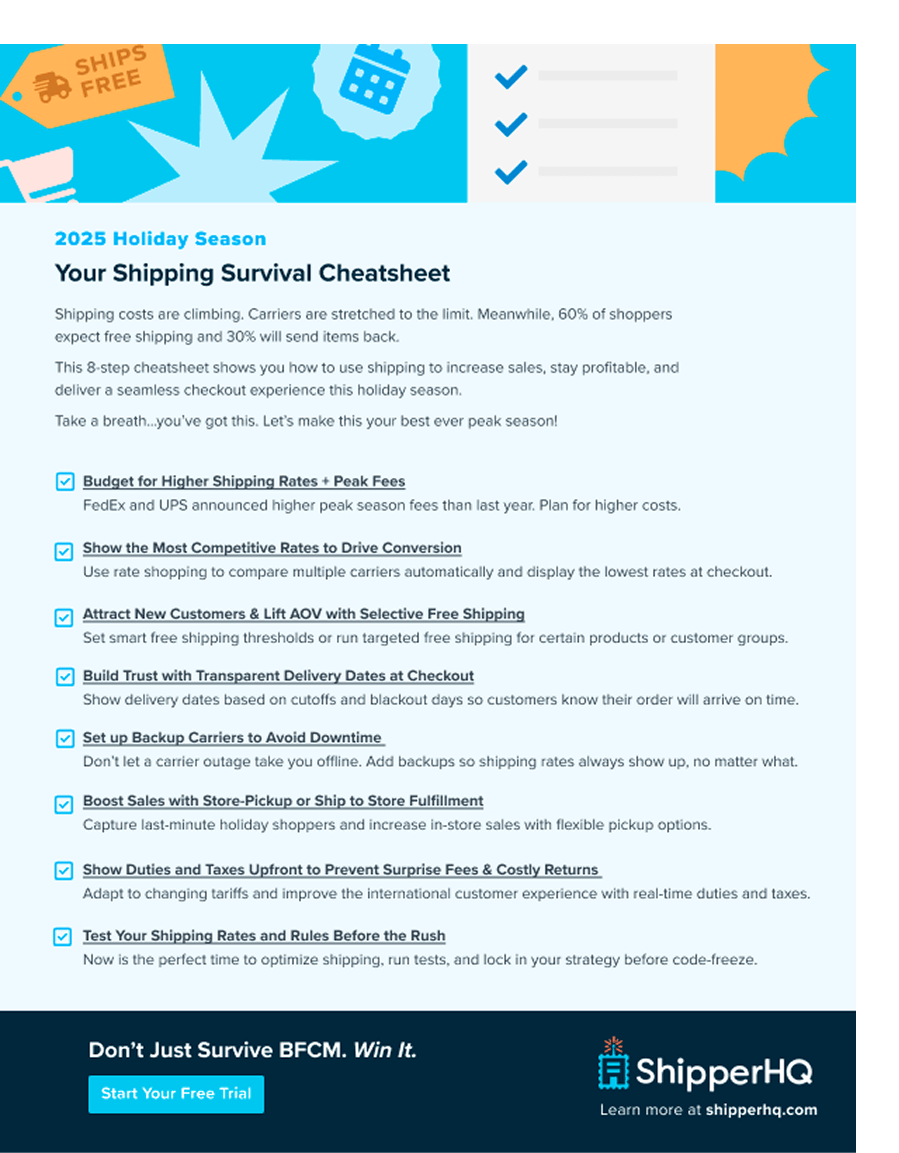 BFCM Checklist